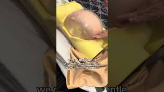 How we flip a breech baby! #shorts #obgyn #breech #simulator