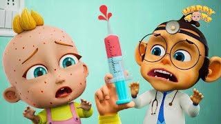 Baby Gets Vaccine + Happy Tots Nursery Rhymes & Kids Songs | Educational Videos For Toddlers