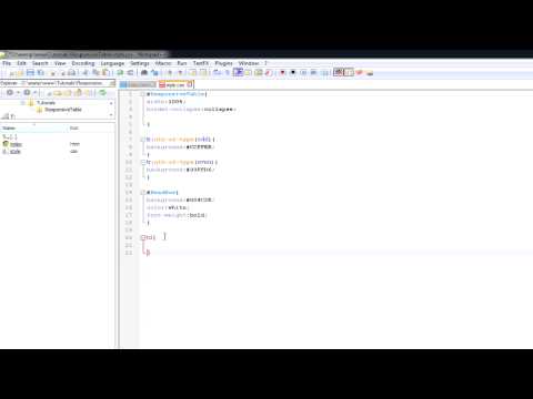 HTML Responsive Table Tutorial
