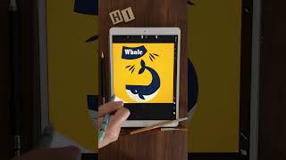 Dive into whale art in Procreate