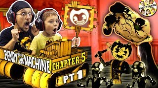 BENDY & the INK MACHINE Chapter 5! The END of FGTEEV + BENDY! (Secrets on the Wall)