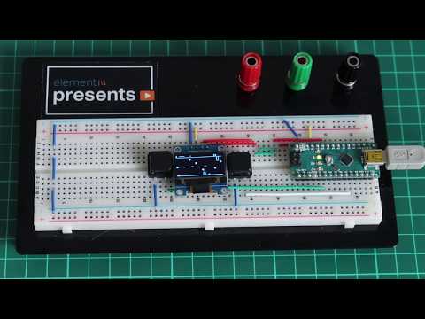 SpaceTrash game on Arduino Nano