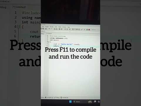 My First Program in C++ | How to Print in C++ | C++ Programming | Flow Up