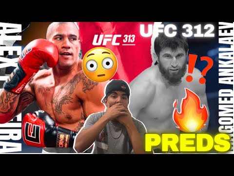 UFC 313 PREDICTIONS⁉️ ALEX PEREIRA VS MAGIMED ANKALAEV⁉️