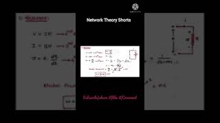 Network Theory Shorts (Short Notes)