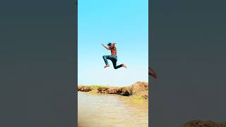 my new jump video in Water 🌊 #longjump #viralvideo #smalljump #bestvideo