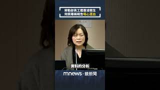 勞動部員工遭霸凌輕生　何佩珊稱報告「嘔心瀝血」｜#shorts #鏡新聞