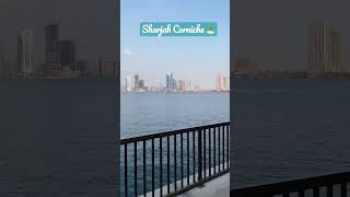 Sharjah corniche, UAE 🇦🇪 #sharjah #beach #corniche #peace #beachview #relaxing