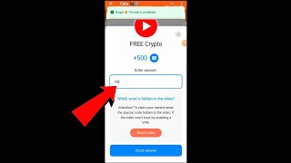 2 October Cats Youtube Video Code 2 | FREE Crypto video code cats | 500 cats new video code task