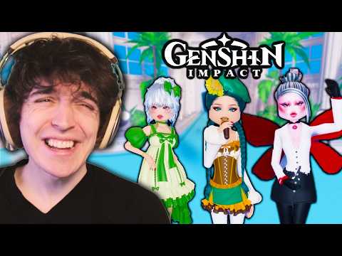 I Tried Genshin Impact Dress To Impress... It's Hilarious....