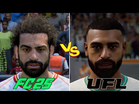 UFL (Release) vs EA Sports FC 25 | Gameplay & Graphic & Details Comparison