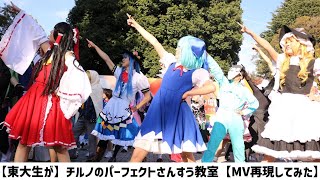 【東大生が】チルノのパーフェクトさんすう教室【MV再現してみた】
