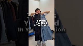 3 pants you need in your rotation #pants #jeans #fashion