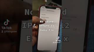 No sound Ear piece not working,#iphone12 #nosound