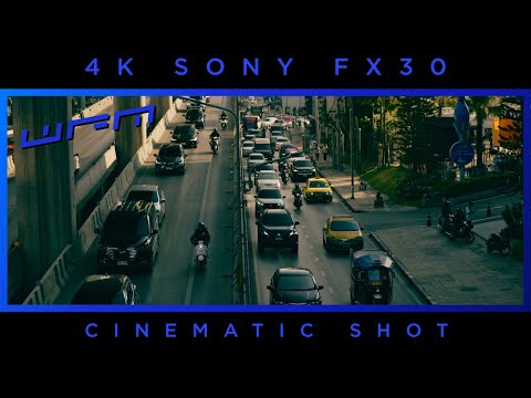 4K 10BIT | CITY ROAD BRIDGE 4 | SONY FX30 | CINEMATIC DAVINCI RESOLVE | SHOT 44