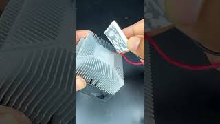 ￼ Peltier module experiment for ice making #reels #experimnent #diy #Icemaking