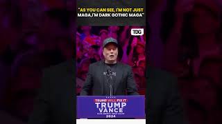 #watch | Elon Musk unveils 'dark gothic MAGA' look at Trump New York event #viral #shorts #trending