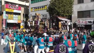 平成26年 千葉県市原市五井 若宮八幡神社・大宮神社合同祭＝五井駅前