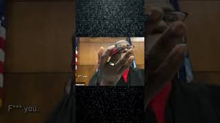 Trespasser CURSES OUT the Judge in Courtroom | Court Cam | A&E #shorts