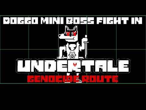 Undertale Genocide - Doggo Mini Boss Fight