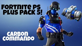 Fortnite: Unlocking Carbon Commando Set! (Free PS4 Exclusive - Blue Tech Ops)