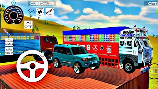 New Indian Stunt 😱 Game 🎮 Scorpio S11 4×4 Stunt In Indian Game 🎯😱 And 4×4 Truck 🚛 In Stunt Indian 😱
