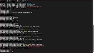 200  Creating and extracting archives tar, gzip, bzip2 Part 2