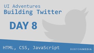 Building Twitter (Day 8) ~ Refactoring using a Minimal Class (or Class-less) CSS approach