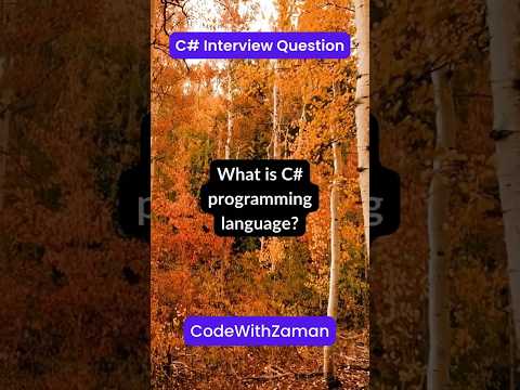 What is C# programming language? #programming #coding  #dotnet #csharp