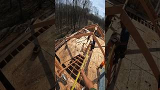 Construcción de un techo 🔨📐👷‍♂️ #framing #casa #usa #job #construction #techos #work #tutorial