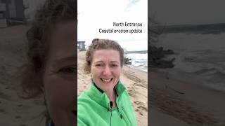 North Entrance update, coastal erosion #fieldwork #geographyteacher #coastalmanagement