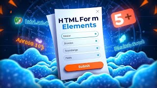 📝 HTML Form Elements Explained | Create a Contact Form with Text Fields & Buttons | Rising Tech