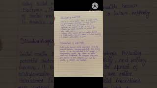 a paragraph of Advantages or disadvantages of social media