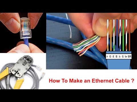 How To Make an Ethernet Cable | ethernet cable wiring diagram