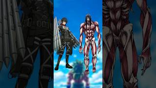 Eren V's Mikasa || #eren #mikasa #aot #anime #shorts