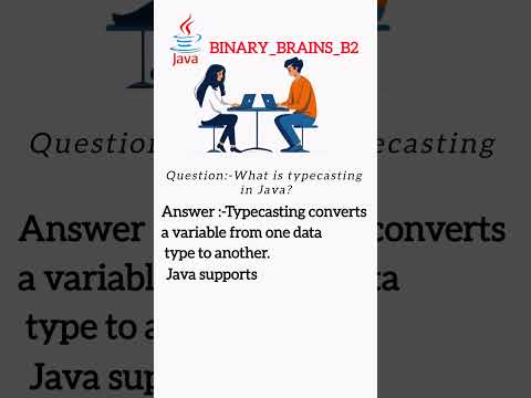 What Is Type Casting In Java ❓#binary_brains_b2 #ytshort #shorts #java