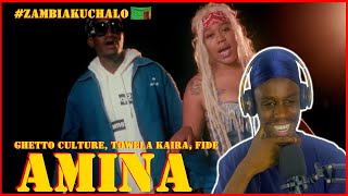 ZAMBIA KU CHALO 🔥❤️ Ghetto Culture, Towela Kaira, Fide - AMINA (Official Video) #reaction #zambia