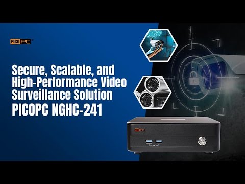 Video Surveillance NVR with PICOPC® NGHC Hypervisor mini Server
