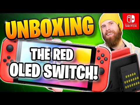 New Mario Red OLED Switch Unboxing - Makes You WONDER..