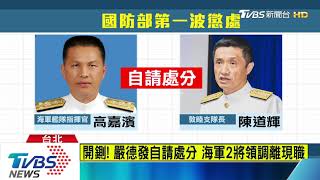 國防部究責　部長嚴德發公布懲處名單