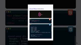 wow 😮 Sound Wave Animation Using html CSS #shorts #coding #mrcodding #shortfeed #trending #explorer
