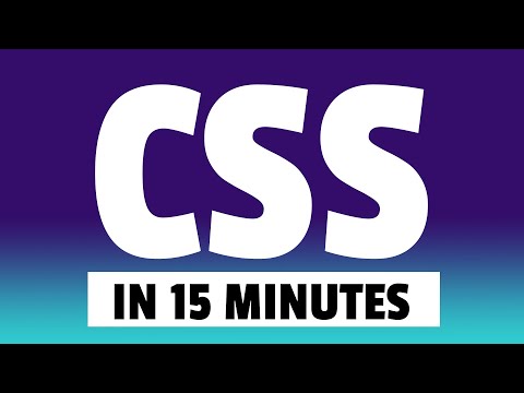 Basic CSS Tutorial in 15 Minutes | Absolute Beginner CSS Crash Course