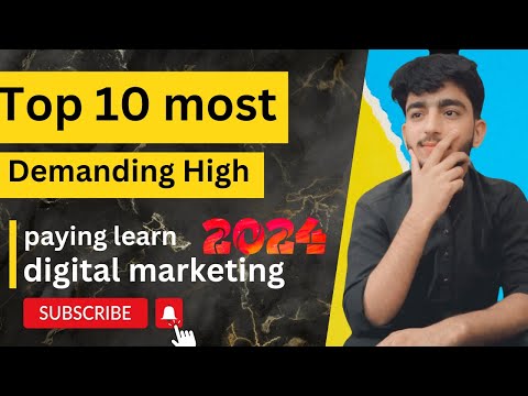Top 10 most demanding high paying learn digital marketing