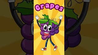 🍊 Learn Fruit Names with Cute Animations! 🍒 | #Shorts #EarlyLearning