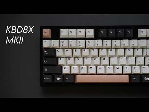 KBD8X MKII with Lubed Drop Holy Panda V2 - Sound Test