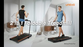 UREVO 2 in 1 Under Desk Treadmill | Best treadmill for home 2022