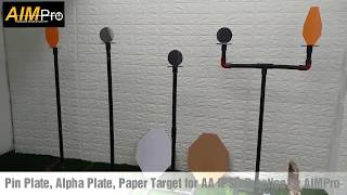 Pin Plate, Alpha Plate, Paper Target for AA IPSC Practice by AIMPro