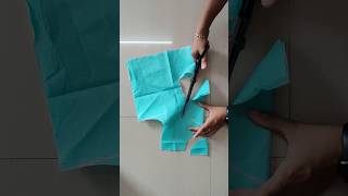 New Blouse Back Neck Design Cutting and Stitching 🥰 #viral #ytshorts #sewing #shorts #blousedesigns