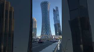Driving through the luxurious city 🏙️ skyline of Doha Cornish West Bay | #WestBay #Skyline #Carac