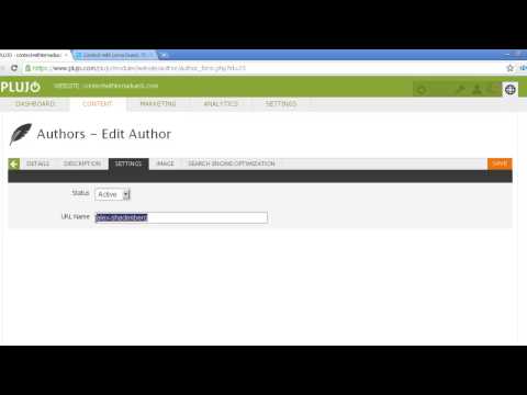 PLUJO : Managing Authors